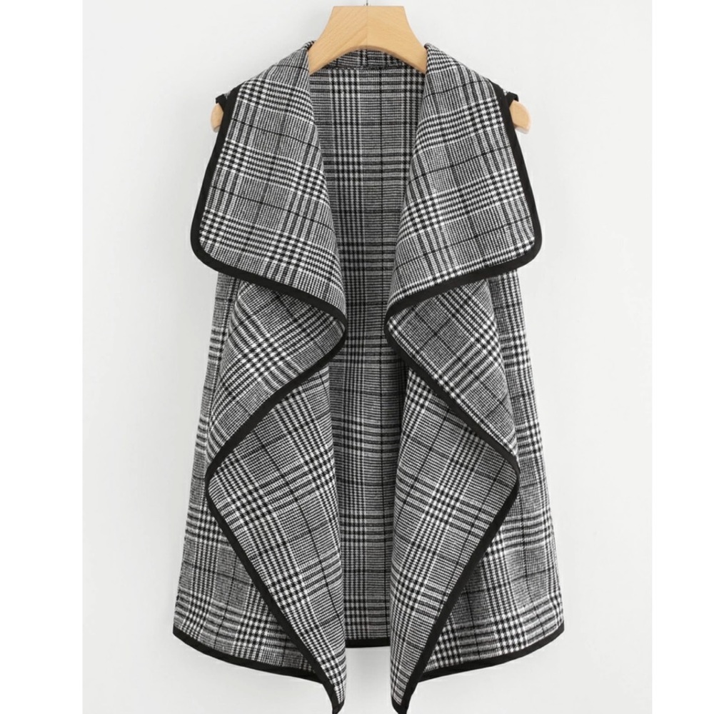 Plaid vest